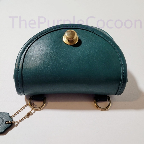 SOLD!!! Mint- Jade, Vintage Unisex Coach Mini Belt Bag #9826 - Picture 6 of 10